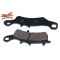 YL-F096 Very Durable Low wear rate Sintered Disc Brake Pad