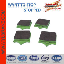 YL-F104 Disc friendly No asbestos Brake Pad Attachment ISO 9001 Low wear rate Brake Pad Malaysia