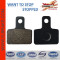 YL-F196 New Competitive Price Brake Pads Import Parts For Motorcycle
