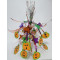 Celebrate 60th birthday colorful pvc dangling cutouts supplies