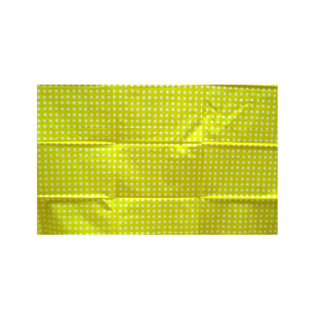 yellow with white pot disposable printed plastic tablecloth