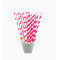 Orange Disposable eco-friendly paper straw