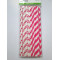 Good Looking pink stripe High Quality Paper Straws