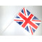 Plastic triangle England bunting string flags