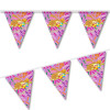 Happer Easter Bunny plastic triangle string flags