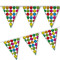Happer Easter Bunny plastic triangle string flags