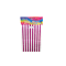 Carnival party pink stripe theme birthday loot bags