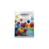 Colorful Ballon Printed Handle Plastic gift handle bag everyday use