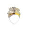 Brilliant golden king pageant crowns for birthday celebration