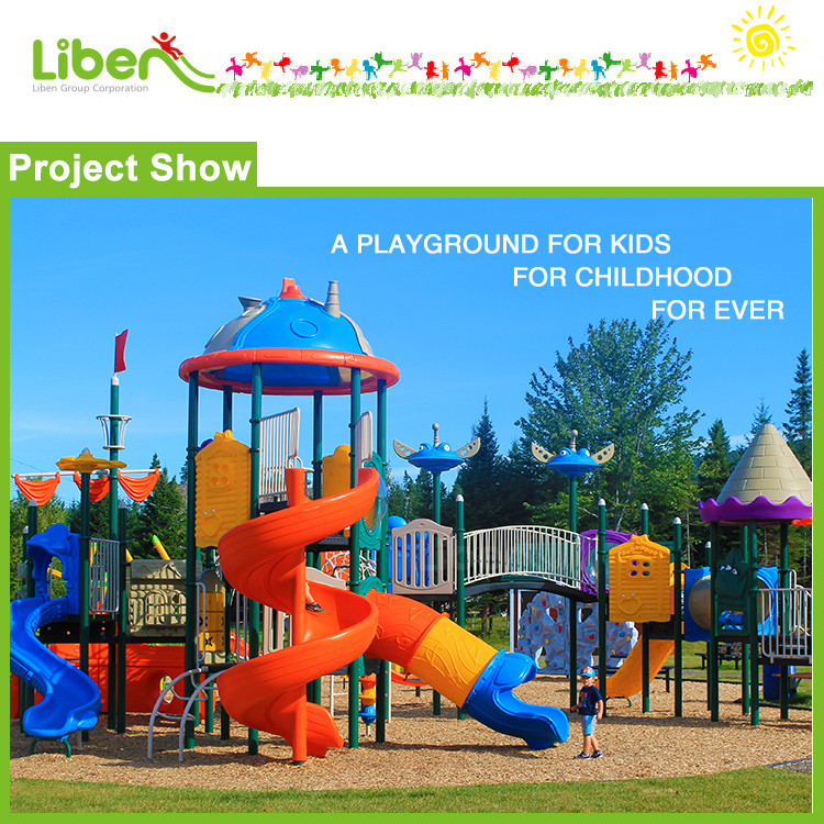 plastic kids outdoor play equipment builder