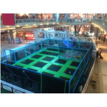 Indoor trampoline park for shopping mall