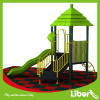Liben Play Attractive Homemade Outdoor Playground with Rubber Mat Flooring