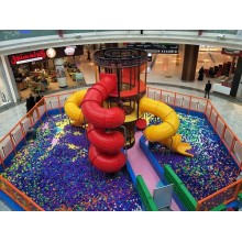 Liben New Products-Ball Pool Spider Tower with Slides