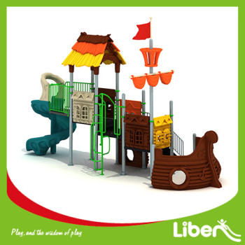 Plastic Playground Material and Outdoor Playground Type lowes playground equipment factory
