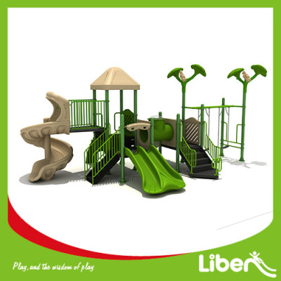 Children Garden Playground Slide Equipment with Children swing