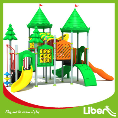 Children play center outdoor play equipment plastic playground slide