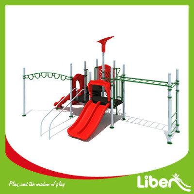 Customized children commercial outdoor climbing playground equipment, children garden playground