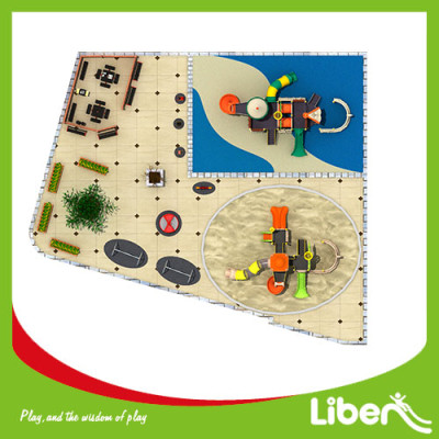 Customized large park good quality whole plan outdoor playground equipment
