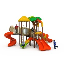 Physical Climbing Combined Slide in Children Playground