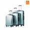 3pcs a set  PC + ABS spinner suitcase