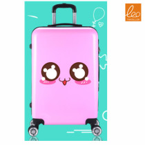 Kids Luggage Trolley Bag Smile Face Style