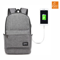 Men's Business Rechargeable Backpack Canvas Bag