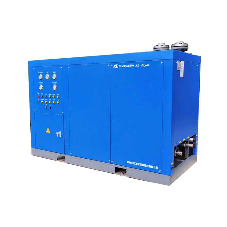 Water-cooled Type High-inlet temp refrigerated air dryer to Assab
