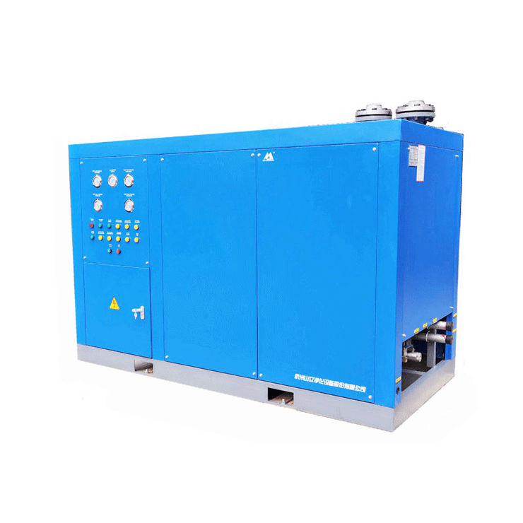 Pressure Dew Point 2-10°C High-inlet temp refrigerated air dryer for food industry