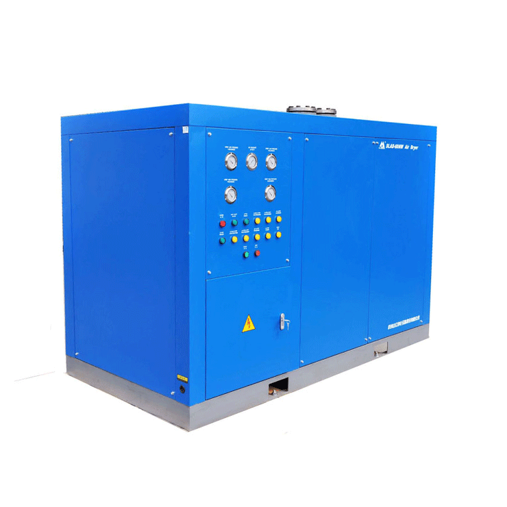 large air flow refrigerated compressed air dryer water freezing