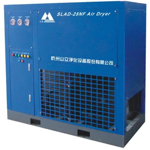 High temperature air-cooled pneumatic air dryer for drying humid compressed air (SLAD-6HTF)