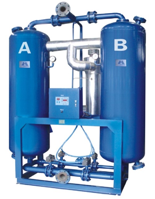 Twin Tower 210Nm3/min Externally Heated Desiccant Air Dryer