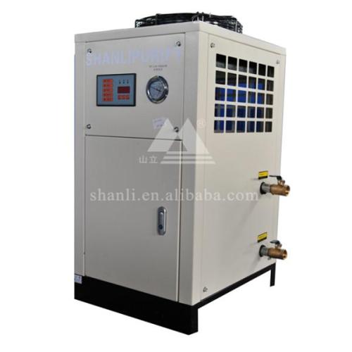 Recirculating air cooled type liquid chiller