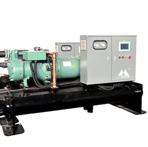 China  Industrial Refrigeration Screw Water Chiller (single compressor/ -5 Deg C)