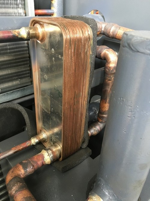 air-cooled refrigerant type air dryer