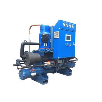 Industrial scroll type water-cooled chiller for pasteurized milk and juice line