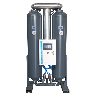 heatless desiccant regeneration air dryer with compact structure