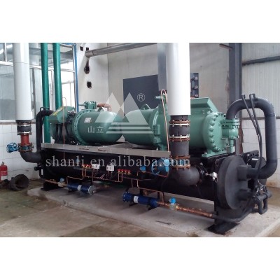 CE ISO Water cooled screw type industrial water chiller