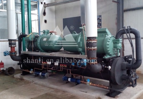 CE ISO Water cooled screw type industrial water chiller