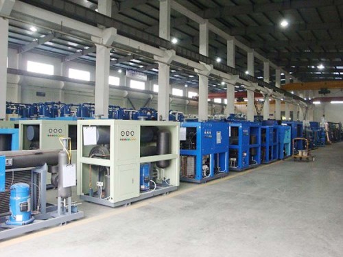 High temperature water cooled refrigerated industrial air dryer