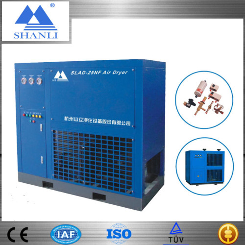 Shanli 5m3/min New Design Plate Fin Heat Exchanger refrigerated shop air dryer