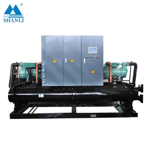 CE single compressor industrial water cooled box type chiller