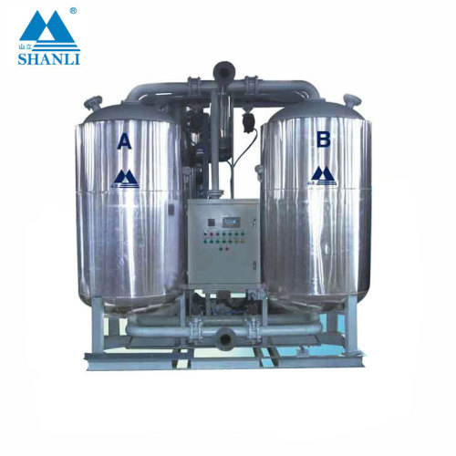 Low dew-point heated desiccant air dryer with air blower for electrion factory(with air consumption)