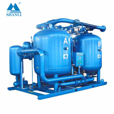 SDXY-150 compression heated regenerative desiccant compressed air dryer control with air consumption