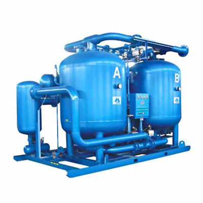 Long lifetime compression heat desiccant adsorpted air dryer  with air consumption