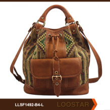 2016 Fashion Cheap Leather Lady Bucket Bag women handbag