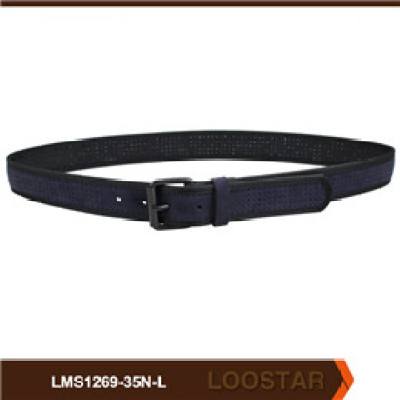 Men Punch out  Belts Fashion  PU Leather   Waist   Belts For Sale