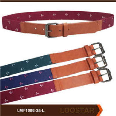 Wholesale Men PU  Leather Belts Emboss Belts  For Sale