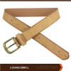 2016 New PU Leather  belts  Children Flat  belt  Teens Belts for Clothing Manufacturer