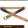 Wholesale Men Emboss Belts Good Quality PU  Leather Belts