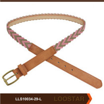 2016 New Style Women  Leather Weave Belts  braided Belts PU Leather Belts For Sale